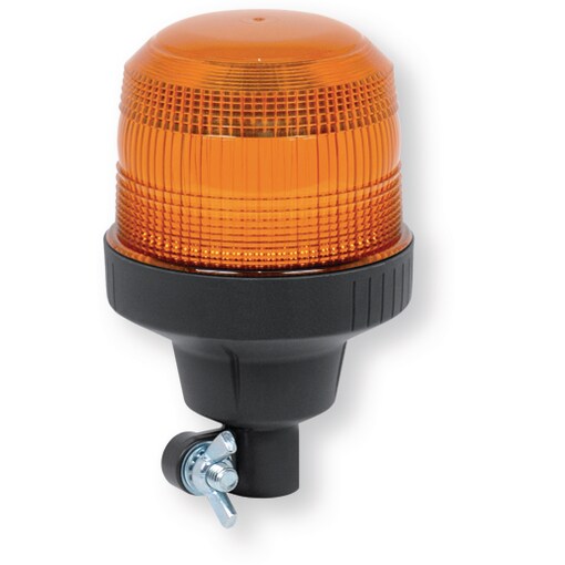 Gyrophare xénon 12/24 V orange sur hampe Gyrophare xénon 12/24 V orange sur hampe